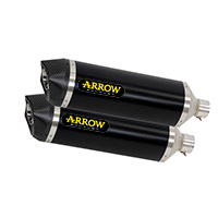 Arrow Race Tech Exhaust (pair) Aluminium Dark Ktm 690 Sm