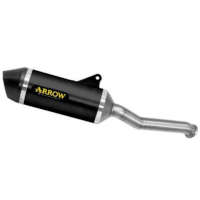 CFモト800 MT用のArrow Aluminum承認済みエキゾースト 黒