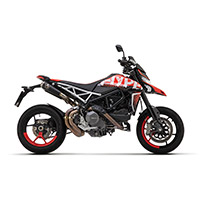 Arrow Pro-race Nichrom Dark Slip Ons Hypermotard 950