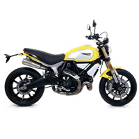 Arrow Pro-Race Schalldämpfer (rechts & links) Inox Nichrom Dunkelbraun Ducati Scrambler 1100 2018 - 4