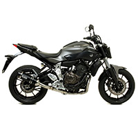 Arrow Thunder Aluminium Noir Carby Yamaha Mt-07