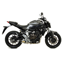 Arrow Thunder Carbon Carby Endkappe Yamaha MT-07 - 2