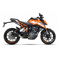 Ixil Race XTrem ブラック ECE スリップオン KTM RC 125 2017