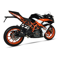 Ixil Race XTrem ブラック ECE スリップオン KTM RC 125 2017 - 3