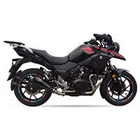 Ixil Race XTrem ブラック レーシング スリップ オン V-Strom 250 - 3