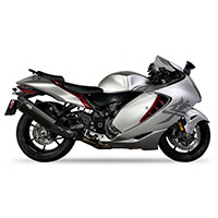 Ixil Hexoval XTremブラック 右スリップ オン ハヤブサ 21 - img 2