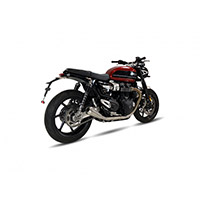 Ixil Ironhead Conical Steel Slip Ons Speed Twin 1200 - 3