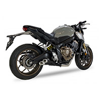 Pot échappement complet Ixil Dual Hyperlow Noir CB 650R 2021 - 3