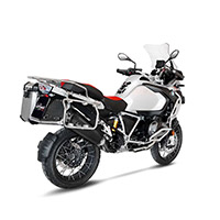Leovince Lv-12 Noir Slip On Approuvé Bmw R1250 Gs