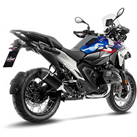 Leovince Lv-14 Noir Approuvé Slip On Bmw R1300 Gs