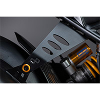 Soporte de Escape Lightech Speed Triple RX Negro