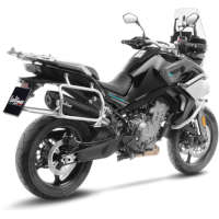 Leovince One Evo Approved Black Cf Moto 800 Mt