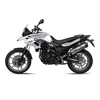 Mivvオーバルチタンユーロ4スリップオンBmwF700 GS