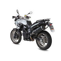 Mivvスピードエッジブラックスチールユーロ4スリップオンF700GS - 2