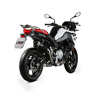 Mivv Delta Race Noir Approuvé Slip On Bmw F750 Gs