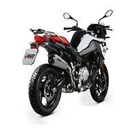 Mivv Delta Race Acier Approuvé Slip On Bmw F750 Gs