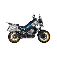 Mivv Speed ​​Edge Noir Acier Slip On CFMOTO 800MT - 2