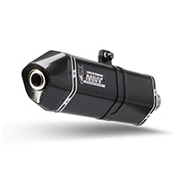Mivv Speed ​​edge Noir Acier Slip On Cfmoto 800mt