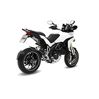 Mivv Gp Negro Acero Slip On Multistrada 1200 2012 - 2