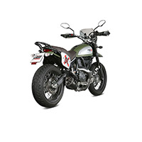 Mivv Delta Race Noir Acier Euro 4 Scrambler 800 - 2