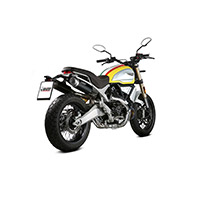 Mivv Gp Pro Nero Inox Euro 4 Ducati Scrambler 1100 - 2