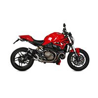 Mivv Mk3 Noir Acier 2 Slip On Ducati Monster 1200