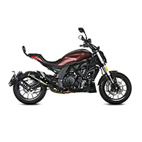 Mivv MK3 Noir Acier Euro 4 Slip On Benelli 502C - 2