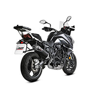 Slip On Mivv Oval Carbon Euro 5 Benelli TRK 702 - 3