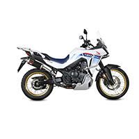 Mivv Dakar ブラック承認スリップオン Transalp 750 - 2