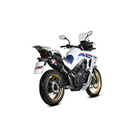 Mivv Dakar ブラック承認スリップオン Transalp 750 - 3