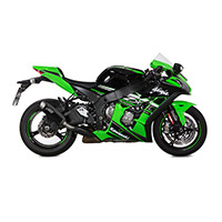 Mivv GpProブラックスチールユーロ5スリップオンZX10R