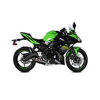 Escape Completo Mivv Oval Carbono Euro 5 Ninja 650