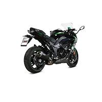 Mivvデルタレースブラックユーロ5スリップオンニンジャ1000SX