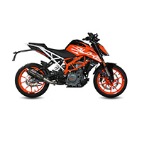 MivvSuonoブラックスチールEuro4 Slip On KTM 390 Duke - 2