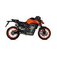 MivvMK3ブラックスチールレーシングスリップオンKTM790デューク - 2