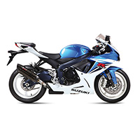 Mivv Suono schwarz stahl zugelassener Slip On GSX-R 750 - 2