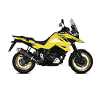 Mivv Dakar ブラック承認スリップオン V-Strom 1050