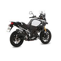 Mivv Speed ​​Edge Negro Euro 4 Slip On V-Strom 1000