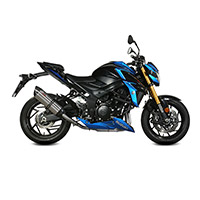 スズキGSXS 750でMivvサウンドスチールユーロ4スリップ