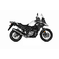 Mivvスピードエッジブラックユーロ5スリップオンV-Strom650 17