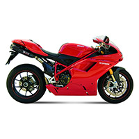 Mivv Suono Black Steel 2 Slip Ons Ducati 1098