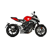 Mivv Speed ​​Edge Acero Euro 4 Slip On Brutale 800 - 2