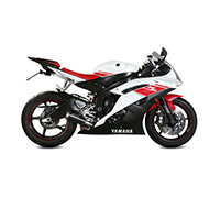 MivvMK3ブラックスチールユーロ4スリップオンYZFR6 2006