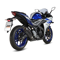 Mivv Suonoブラックスチールユーロ4スリップオンYZFR3 - 3