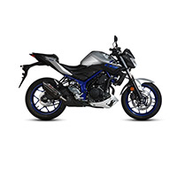 Mivv Suono Acier Noir Euro 4 Slip On Yamaha MT-03 - 2