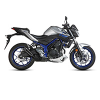 Mivv Double Gun Noir Euro 4 Slip On Yamaha Mt-03