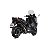 Mivv Oval Black Euro 4 Full Exhaust T-max 530 2017