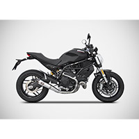 Zard Slip On Racing Stainless Steel Ducati Monster 797