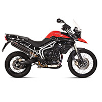 Mivv Suono Black Steel Euro 3 Slip On Tiger 800 2011