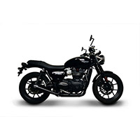 Echappement Complet Termignoni Conical Noir Street Twin